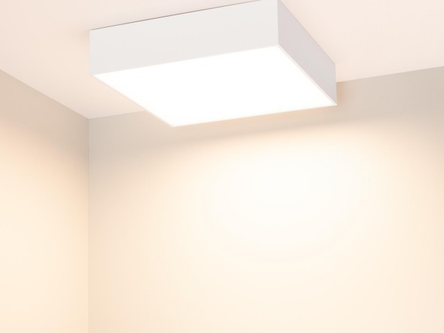 Светильник SP-QUADRO-S250x250-25W Warm3000 (WH, 120 deg, 230V) (Arlight, IP40 Металл, 3 года) фото:2
