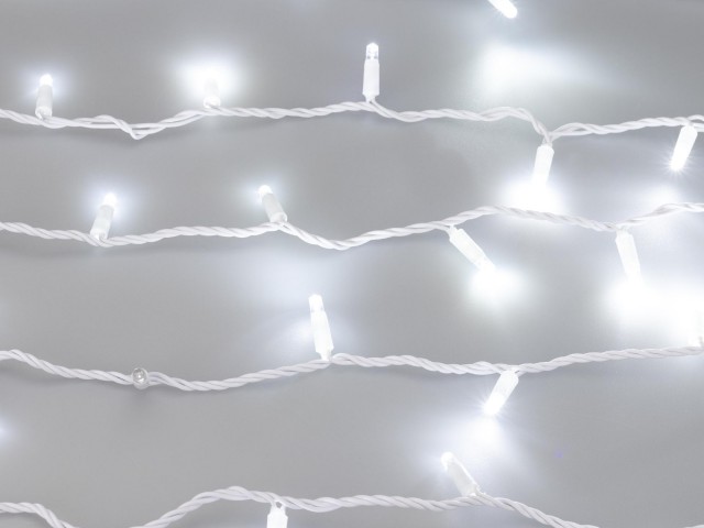 Светодиодная гирлянда ARD-STRING-CLASSIC-1000-WHITE-100LED-PULSE White (230V, 7W) (Ardecoled, IP65) фото:2