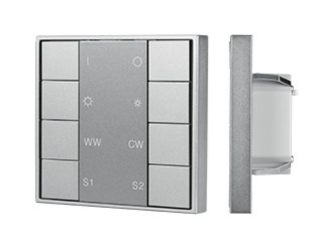 INTELLIGENT ARLIGHT Кнопочная панель DALI-201-23-1G-2SC-MIX-DT8-IN Silver (BUS, Frame) (IARL, IP20 Металл, 3 года) фото:2