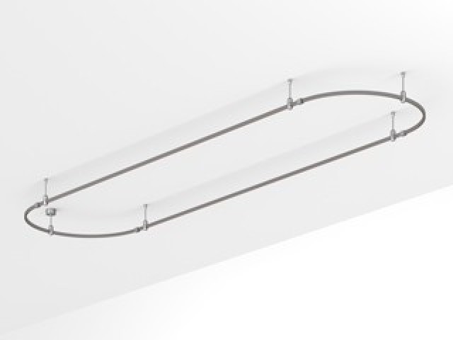 Основание ART-APRIORI-OVAL-ROD-200-4000x1000 (TN) (Arlight, IP20 Металл, 3 года) фото:2