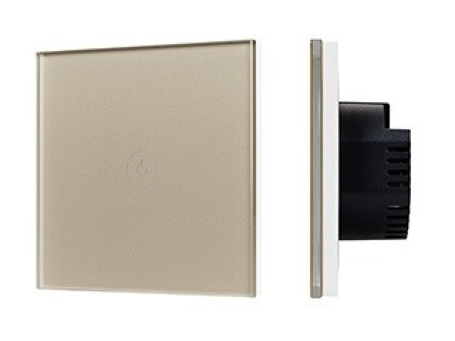 Выключатель сенсорный SWT-OMALI-S01-ZB-GD (250V, 10A, Zigbee) (Arlight, Стекло) фото:2
