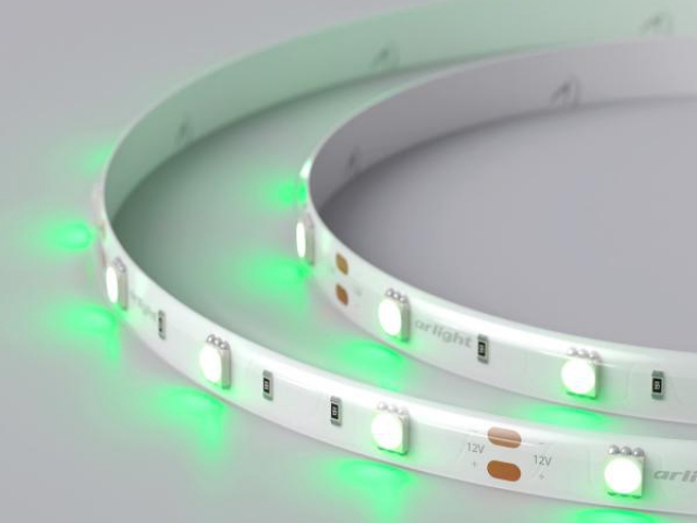 Лента RTW 2-5000SE 12V Green (5060, 150 LED, LUX) (Arlight, 7.2 Вт/м, IP65) фото:13