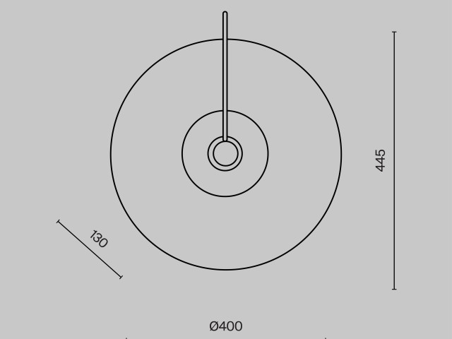 Настенный светильник (бра) Maytoni MOD305WL-01B фото:19