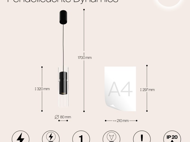 Подвесной светильник Maytoni MOD326PL-01B фото:19