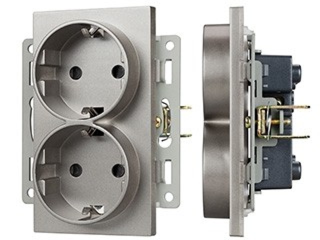 Механизм электрической розетки SCT-MEUD-PL-GR (250V, 16A) (Arlight, -) фото:3