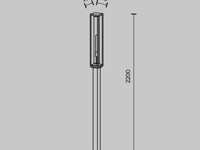 Ландшафтный светильник Outdoor O452FL-01GF3 фото:1