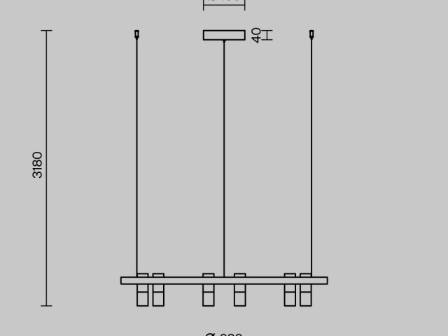 Подвесной светильник Maytoni MOD102PL-L42WK фото:1