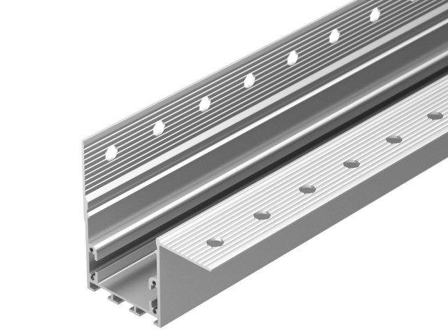 Профиль с экраном SL-LINIA32-FANTOM-EDGE-2500 ANOD+FROST (Arlight, Алюминий) фото:8