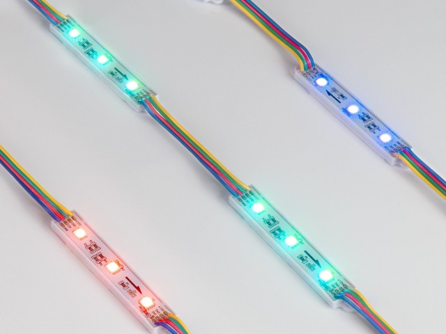 Модуль управляемый SPI-B3 12V RGB-RAM (0.6W, IP66, 120 deg) (Arlight, Пластик, 3 года) фото:2