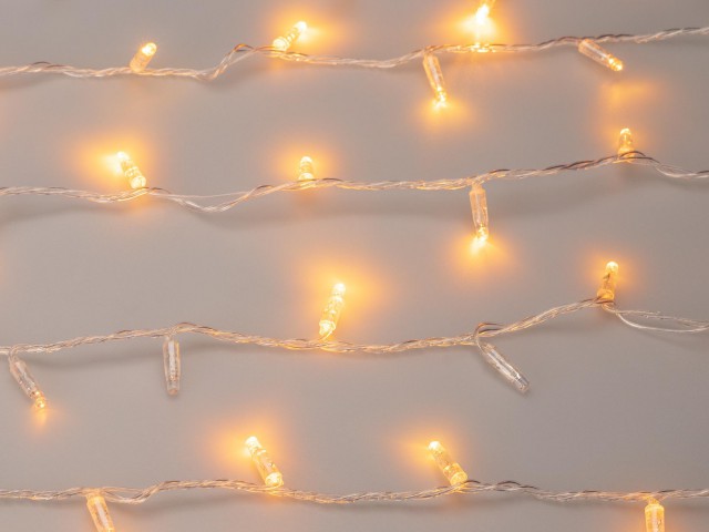 Светодиодная гирлянда ARD-STRING-CLASSIC-1000-CLEAR-100LED-PULSE Yellow (230V, 7W) (Ardecoled, IP65) фото:5