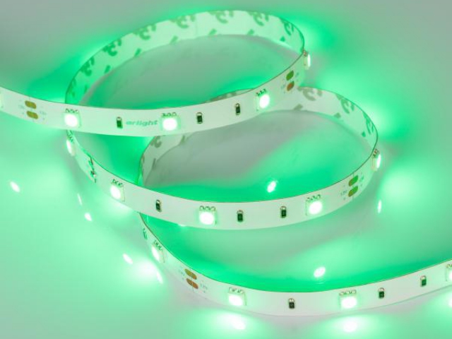 Лента RT 2-5000 12V Green (5060, 150 LED, LUX) (Arlight, 7.2 Вт/м, IP20) фото:12