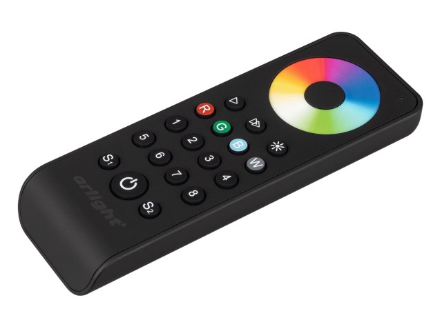 Пульт SMART-R43-RGBW Black (8 зон, 2.4G) (Arlight, IP20 Пластик, 5 лет) фото:5