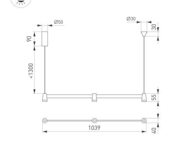 Светильник SP-ELIZEO-S1000-16W Warm3000 (BK, 35 deg, 230V) (Arlight, IP20 Металл, 3 года) фото:8