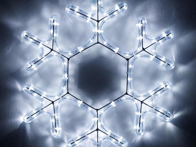 Фигура ARD-SNOWFLAKE-M7-450x375-108LED White (230V, 6.5W) (Ardecoled, IP65) фото:4