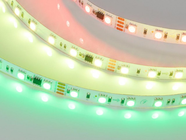 Лента SPI-B60-10mm 24V RGB-PX6-RAM (15 W/m, IP20, 5060, 5m) (Arlight, бегущий огонь) фото:8