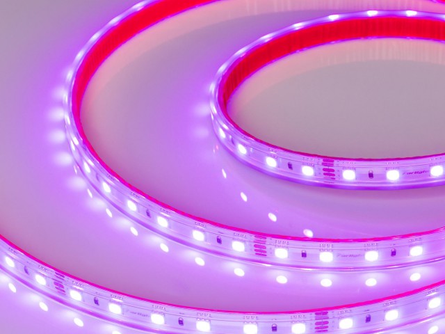 Лента герметичная RTW-PS-B60-12mm 24V RGB (14.4 W/m, IP67, 5060, 5m) (Arlight, 14.4 Вт/м, IP67) фото:3