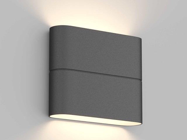 Светильник SP-WALL-FLAT-S110x90-2x3W Day4000 (GR, 120 deg, 230V) (Arlight, IP54 Металл, 3 года) фото:1