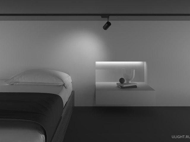 Трековый светильник Technical TR003-1-6W4K-W-B фото:1