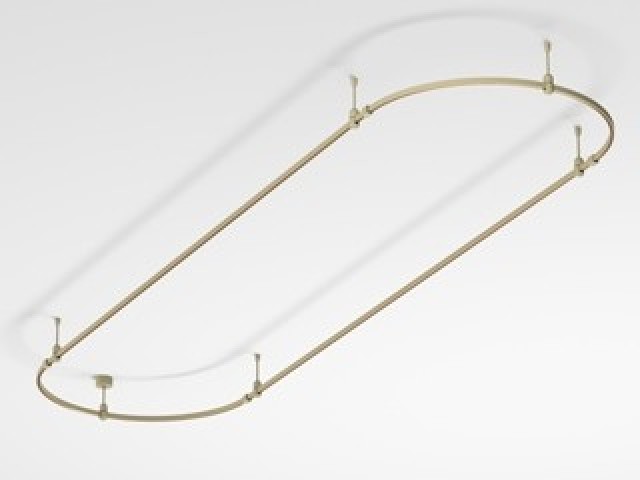 Основание ART-APRIORI-OVAL-ROD-200-3000x1000 (OG) (Arlight, IP20 Металл, 3 года) фото:1