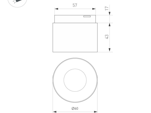 Светильник MAG-MICROCOSM-POINT-R60-5W Day4000 (BK, 36 deg, 24V) (Arlight, IP20 Металл, 3 года) фото:3
