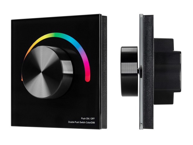Панель SMART-P5-RGB-G-IN Black (3V, Rotary, 2.4G) (Arlight, IP20 Пластик, 5 лет) фото:2