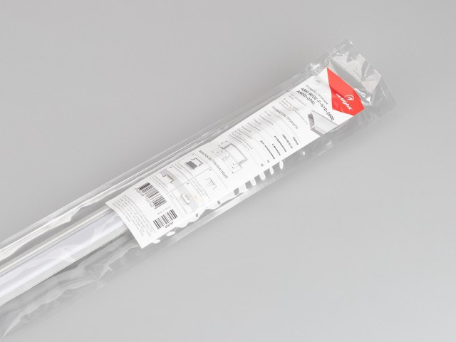 Профиль с экраном ARH-WIDE-F-H10-2000 ANOD+OPAL (Arlight, Алюминий) фото:6
