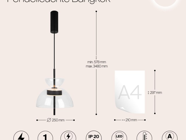 Подвесной светильник Maytoni MOD185PL-L6B3K2 фото:7