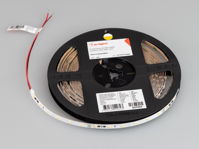 Лента IC-A60-8mm 24V Warm3000 (4.8 W/m, IP20, 2835, 50m) (Arlight, стабилизированная) фото:3