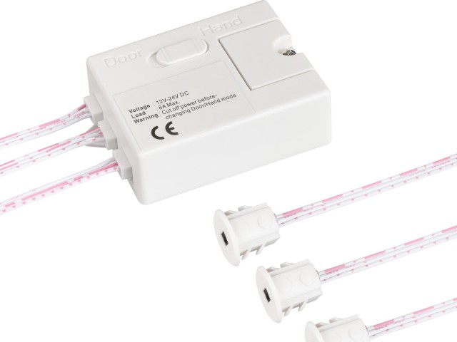 ИК-датчик SR-PRIME-IN-S80-WH (12-24V, 96-192W, DOOR/HAND) (Arlight, IP20 Пластик, 2 года) фото:4