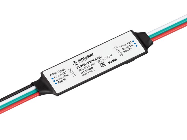 INTELLIGENT ARLIGHT Усилитель SMART-PWM-1022-MIX-SUF (12-24V, 2x2.5A) (IARL, IP20 Пластик, 5 лет) фото:1