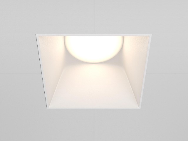 Встраиваемый светильник Technical DL051-01-GU10-SQ-W фото:6