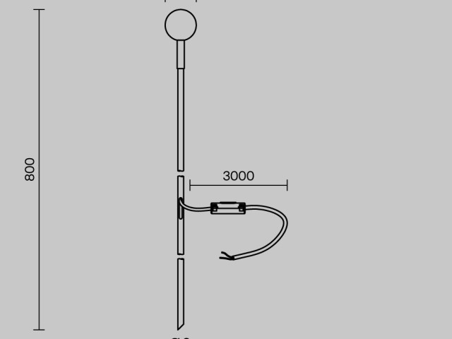 Ландшафтный светильник Outdoor O523FL-L2PT3K фото:1