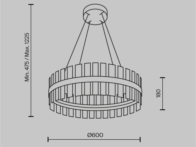 Подвесной светильник Maytoni MOD173PL-L45BS3K фото:3
