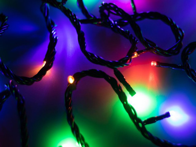 Светодиодная гирлянда ARD-STRING-HOME-5000-GREEN-50LED-LIVE RGB (230V, 3.5W) (Ardecoled, IP20) фото:3