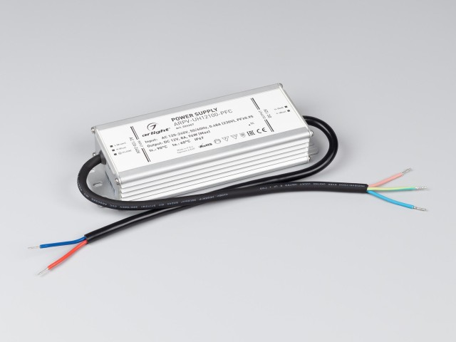 Блок питания ARPV-UH12100-PFC (12V, 8.0A, 96W) (Arlight, IP67 Металл, 7 лет) фото:7