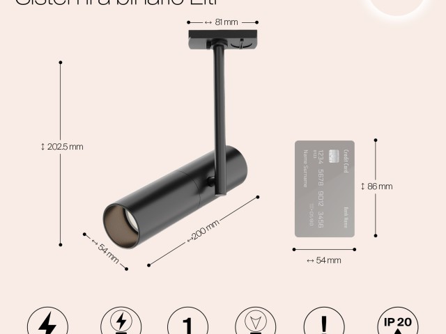 Трековый светильник Technical TR005-1-GU10-B фото:17