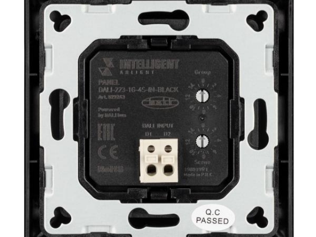 INTELLIGENT ARLIGHT Панель DALI-223-1G-4S-IN-BLACK (BUS) (IARL, -) фото:1