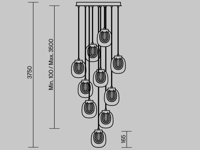 Подвесной светильник Maytoni MOD367PL-L30BBSK фото:14