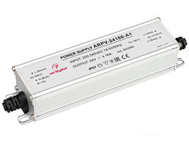 Блок питания ARPV-24100-A1 (24V, 4.16A, 100W) (Arlight, IP67 Металл, 3 года) фото:5