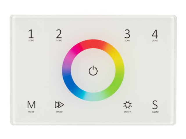 Панель Sens SMART-P83-RGB White (230V, 4 зоны, 2.4G) (Arlight, IP20 Пластик, 5 лет) фото:7