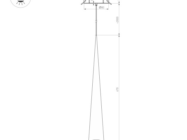 Светильник SP-STIRIA-L600-R76-5W Warm2700 (BG, 36 deg, 230V) (Arlight, IP20 Металл, 3 года) фото:3