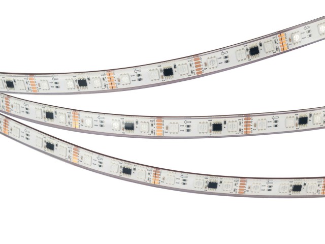 Лента герметичная DMX-PS-B60-12mm 12V RGB-PX3 (14 W/m, IP67, 5060, 5m) (Arlight, -) фото:3