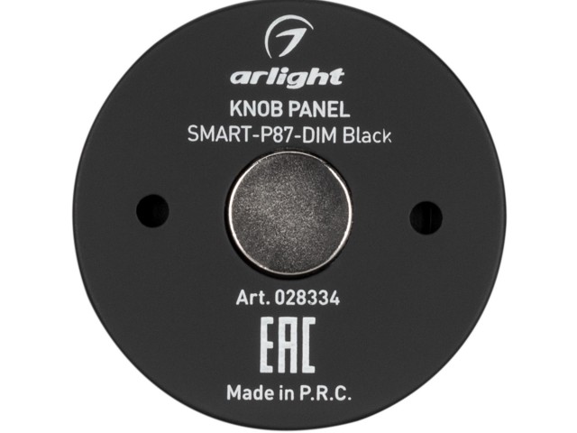 Панель Knob SMART-P87-DIM Black (3V, 1 зона, 2.4G) (Arlight, IP20 Пластик, 5 лет) фото:4