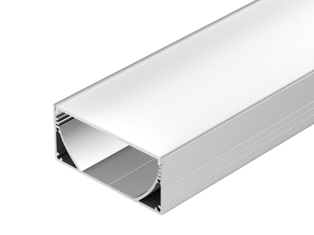 Профиль с экраном ALU-POWER-W80N-2000 ANOD+FROST (Arlight, Алюминий) фото:3