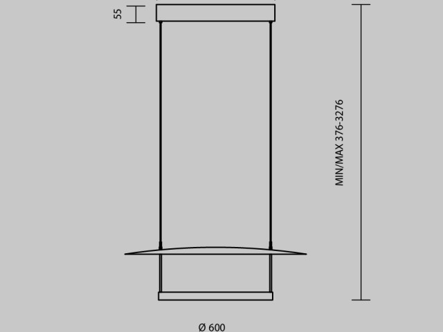 Подвесной светильник Maytoni MOD280PL-L30B3K1 фото:2