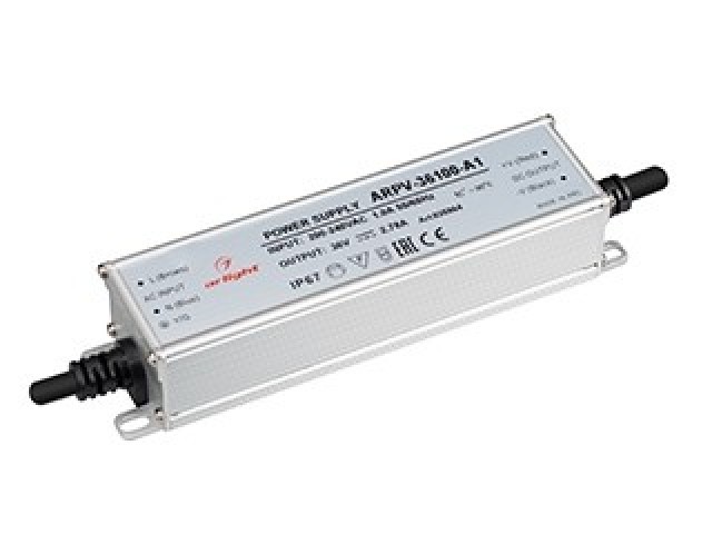 Блок питания ARPV-36100-A1 (36V, 2.78A, 100W) (Arlight, IP67 Металл, 3 года) фото:1