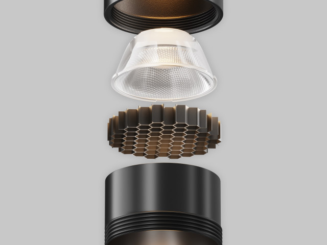 Трековый светильник Technical TR245-7W3K-B фото:1