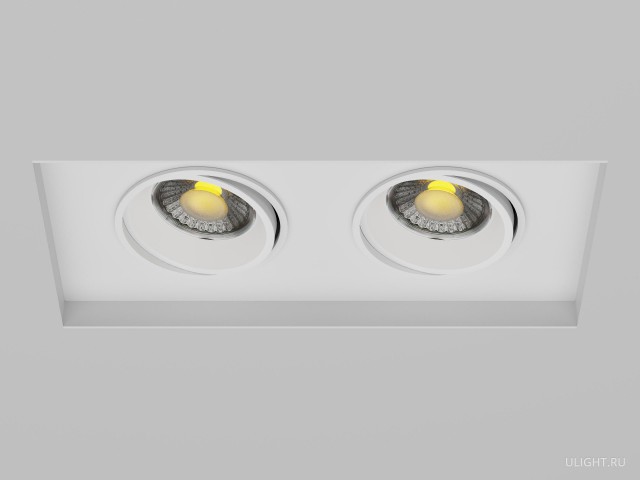 Светильник HOKASU DOTs-S Spin Edgeless noPS (2/RAL9003/24deg — 2.7K/10W) фото:1