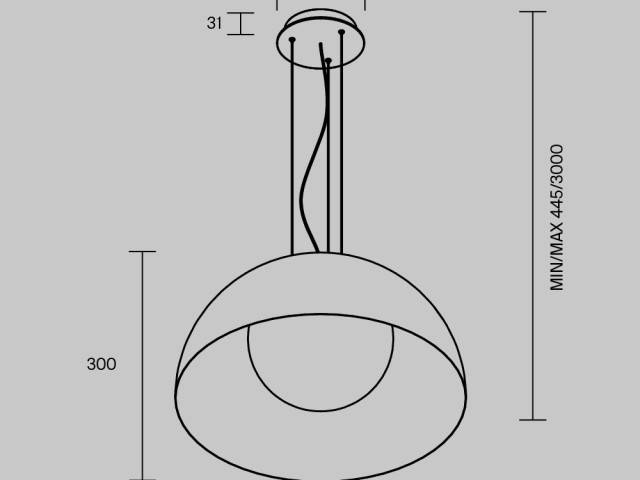 Подвесной светильник Maytoni MOD472PL-L33B3K фото:1