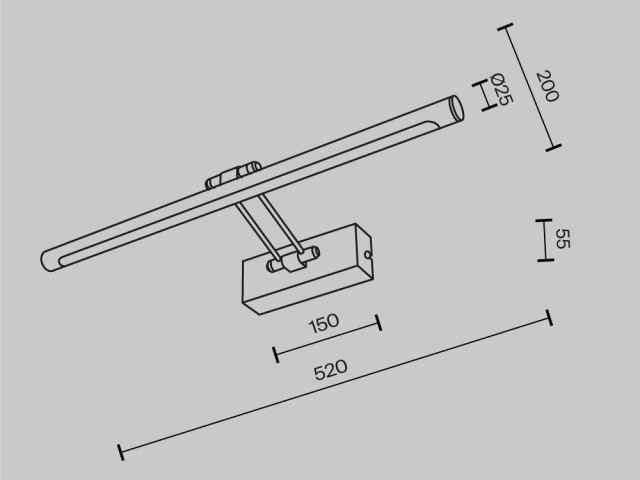 Подсветка Maytoni MIR267WL-L12CH3K фото:2